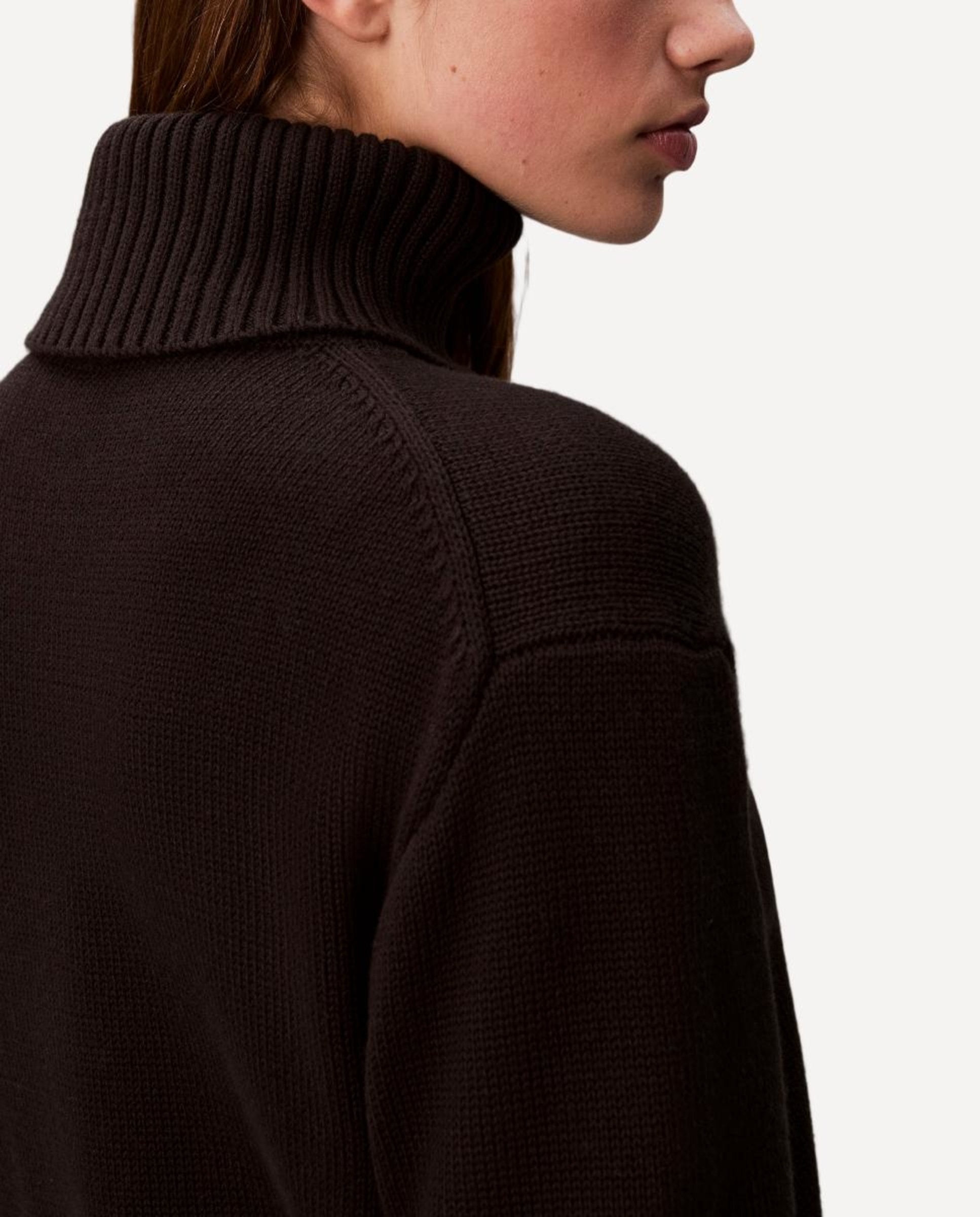 Camisola de Malha com Logótipo em Chenille Preto-4