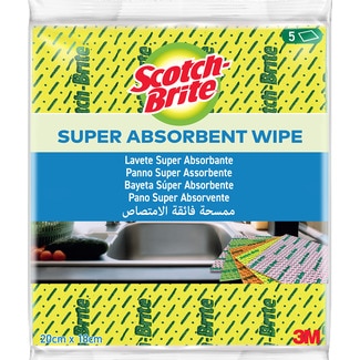 Panos Super Absorventes embalagem 5 unidades - Scotch-brite