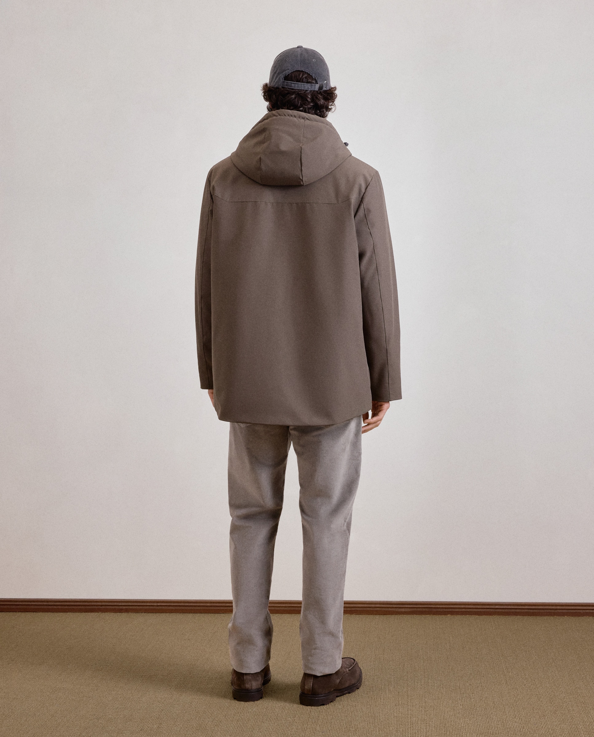 Parka Comprida Comfortech com Capuz Fixo Verde-4