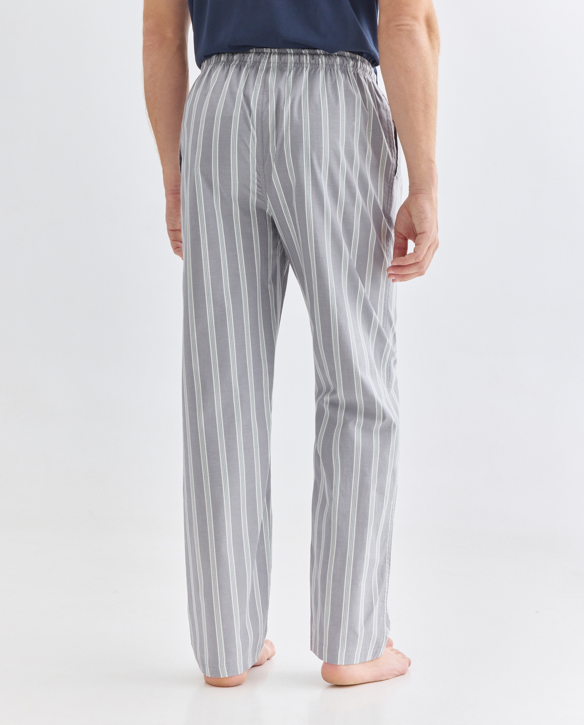 Pantalón Pijama hombre algodón Azul marino-3