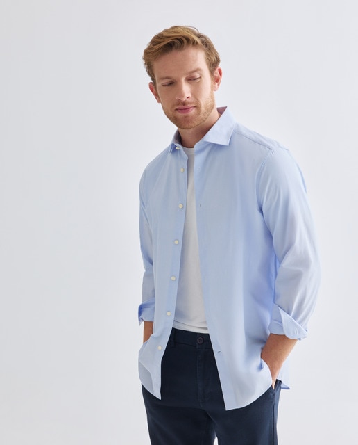 Imagen 0 de Camisa vestir hombre rayas slim fit