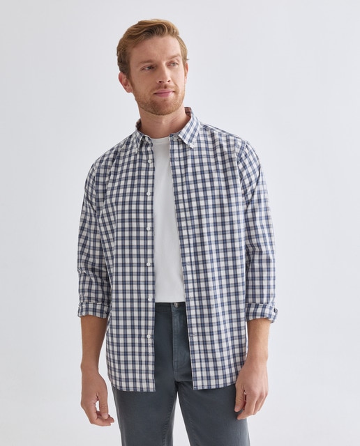 Imagen 0 de Camisa sport hombre popelin