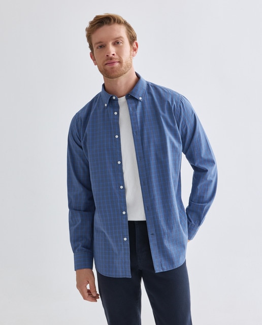 Imagen 0 de Camisa sport hombre popelin