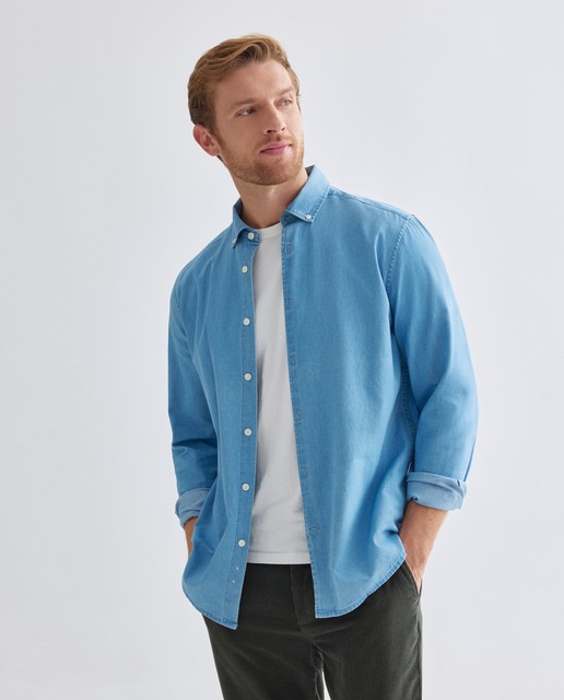 Imagen 0 de Camisa sport hombre denim regular fit