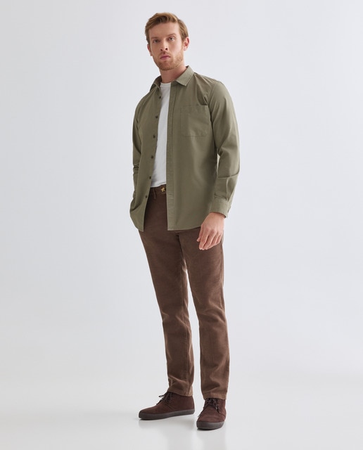 Imagen 0 de Camisa sport hombre efecto lavado