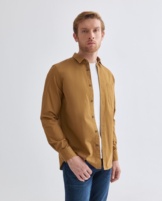 Imagen 0 de Camisa sport hombre efecto lavado