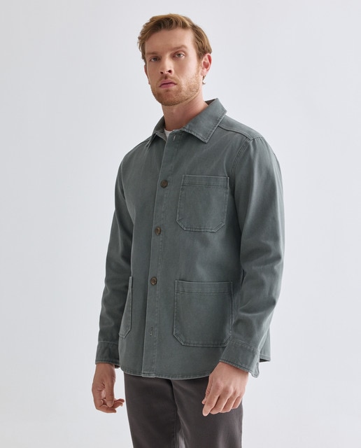 Imagen 0 de Sobrecamisa Hombre efecto lavado