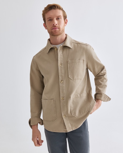 Imagen 0 de Sobrecamisa Hombre efecto lavado