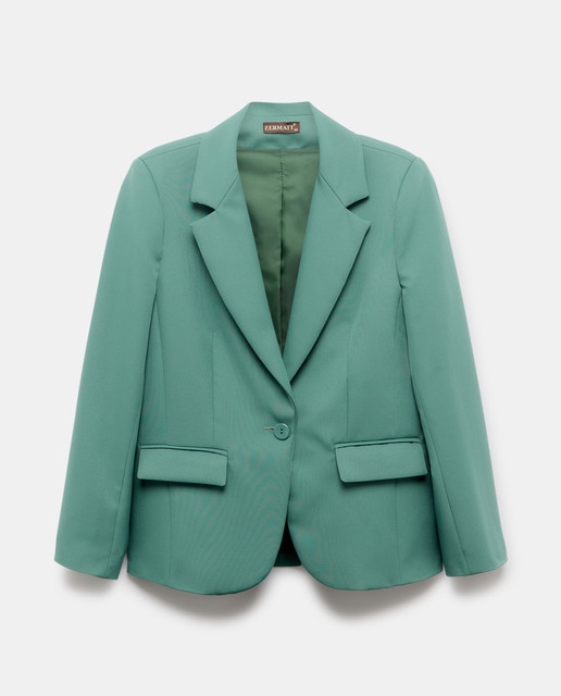 Imagen 0 de Chaqueta de mujer lisa manga larga