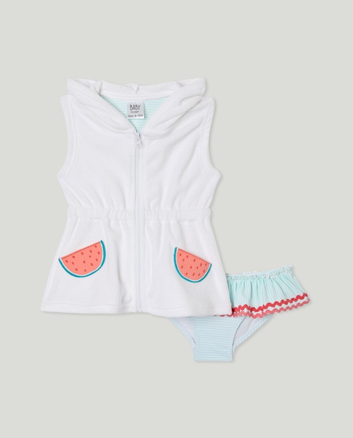 Imagen 0 de Conjunto de bebé niña rizo frutas