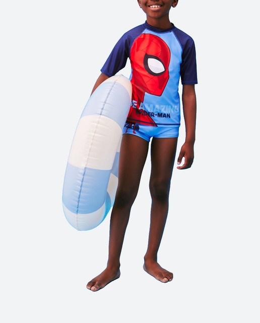 Imagen 0 de Conjunto licencias upf+50 spiderman de niño