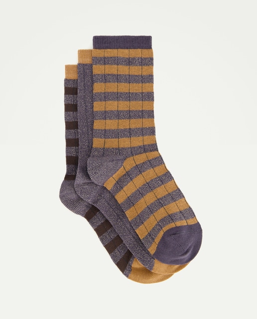 Imagen 0 de Pack 3 calcetines mujer con brillo