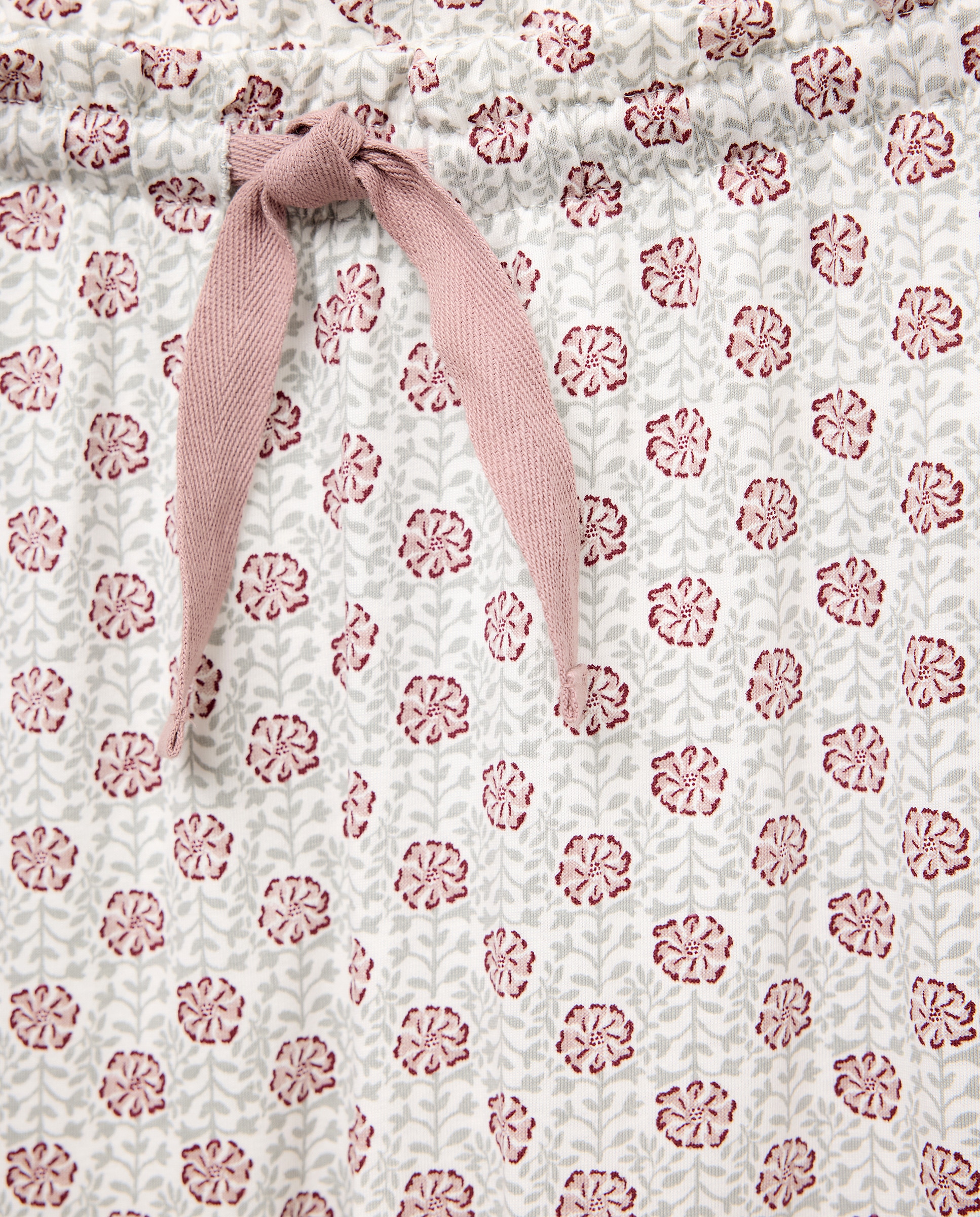 Pijama Mujer Algodón Estampado 220 Rosa palo-4