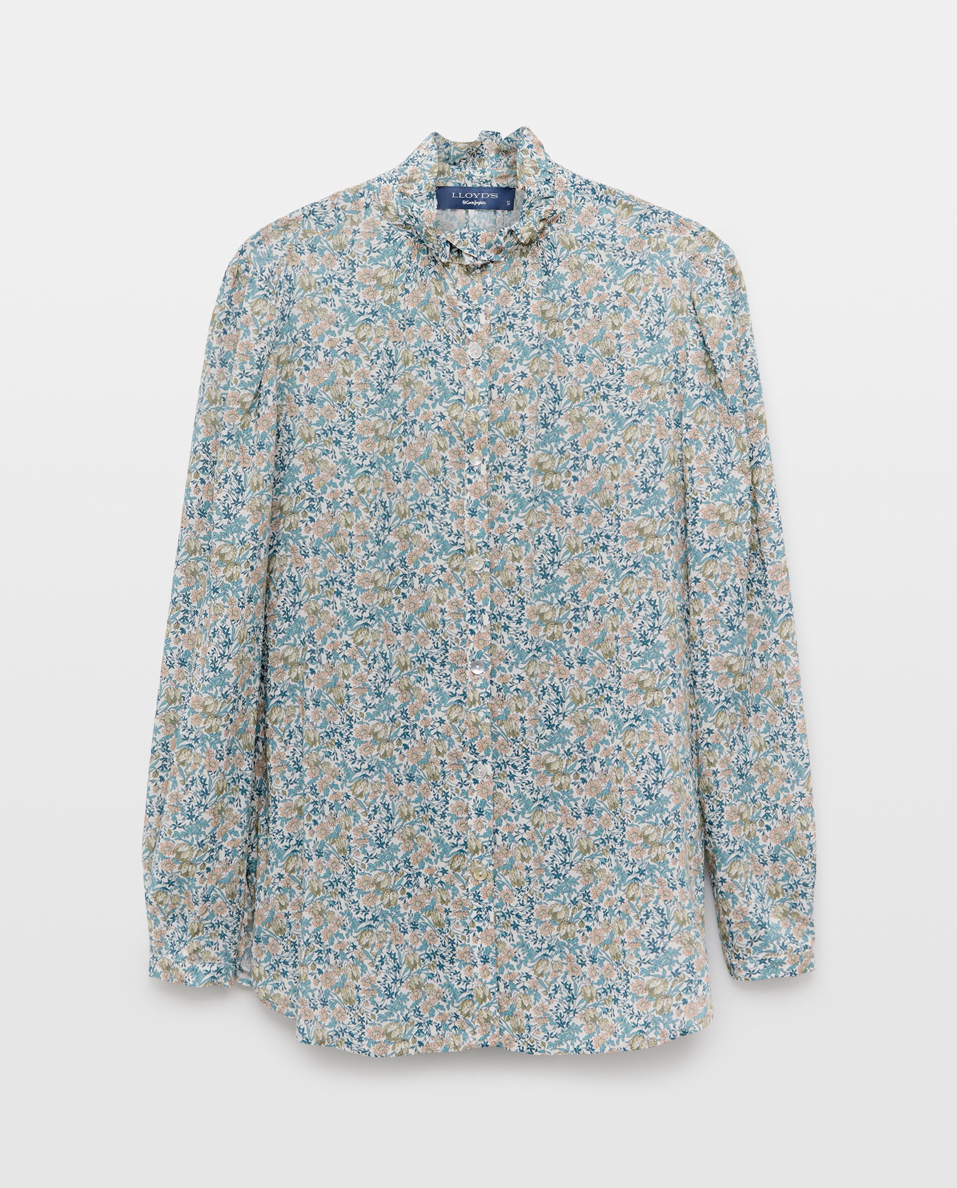 Blusa Liberty com Viscose Azul-4