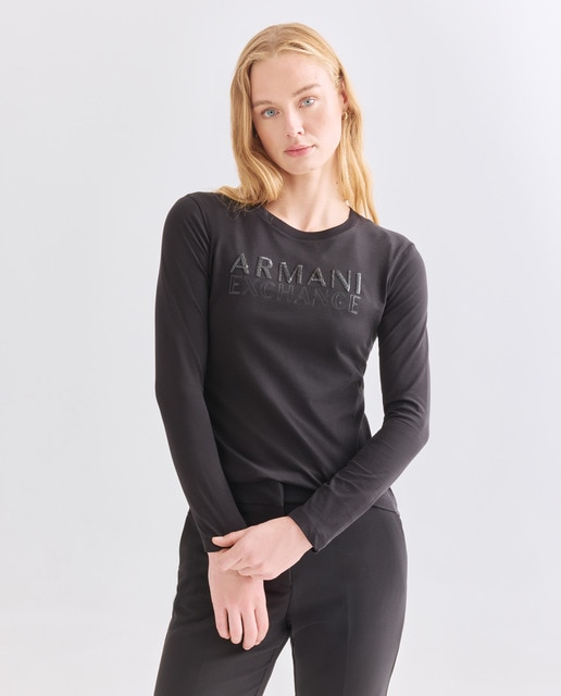 Imagem 0 de Camisola de Manga Comprida com Logótipo em Lantejoulas