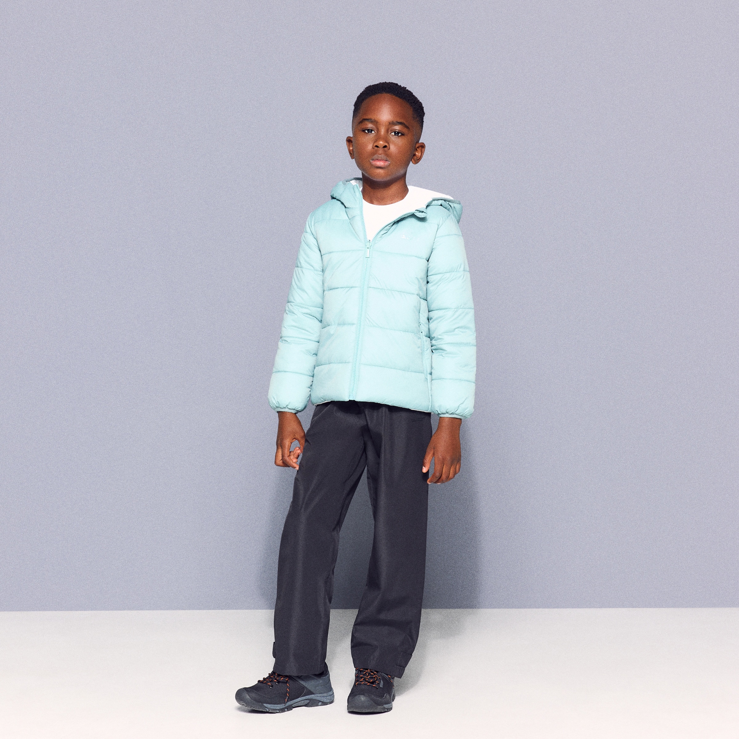 Casaco de Montanha de Criança Verde-1