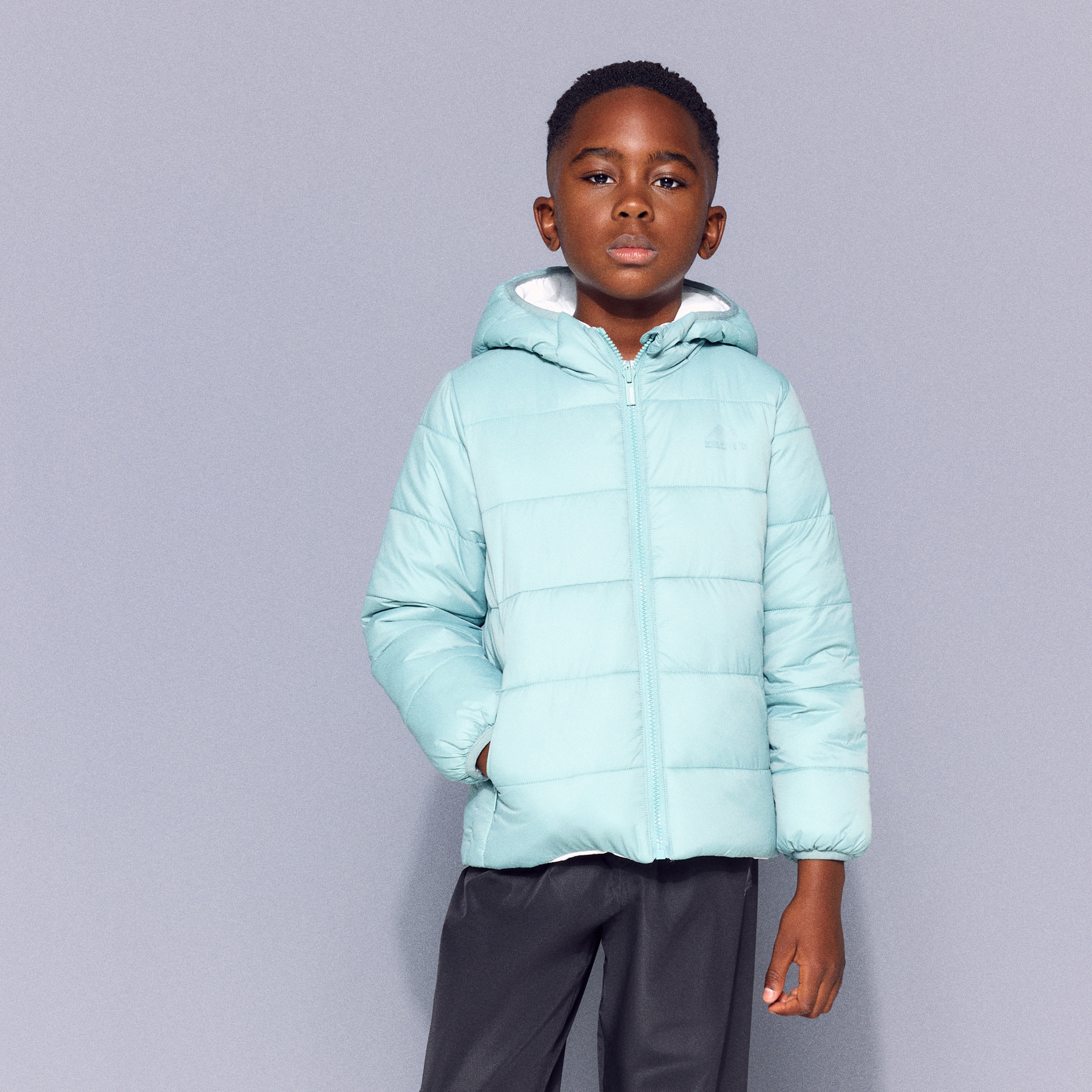 Casaco de Montanha de Criança Verde-2