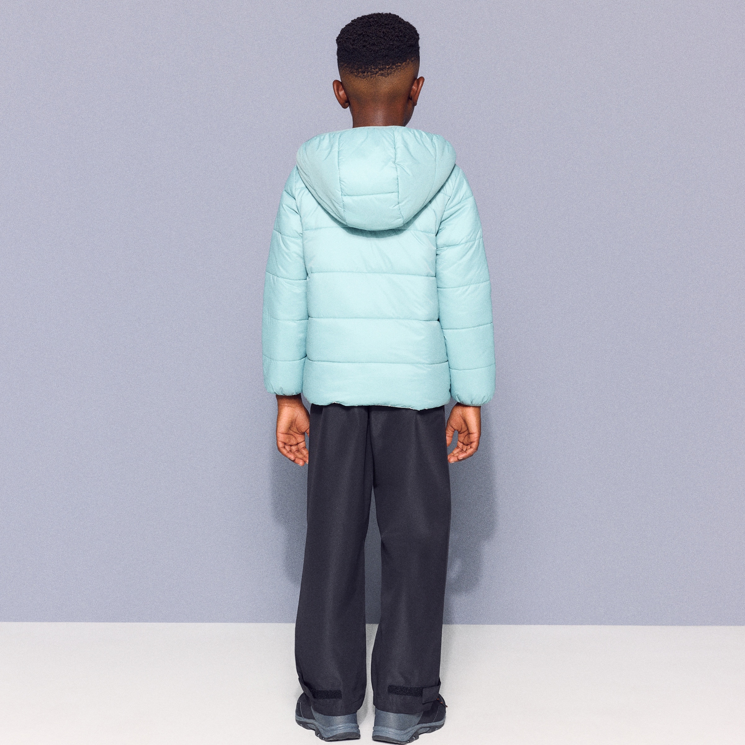 Casaco de Montanha de Criança Verde-3