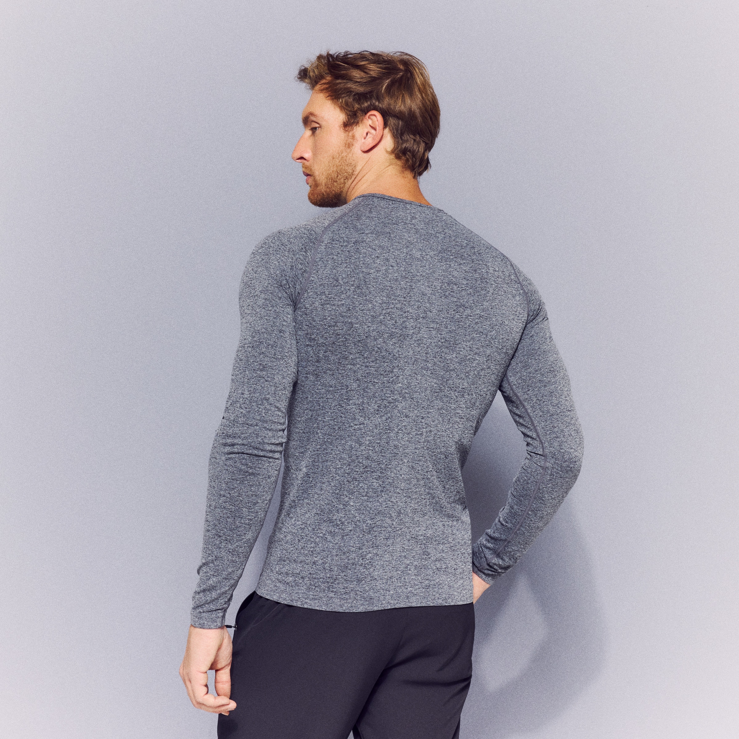 Camisola Interior Térmica Advance de Homem Cinzento-3