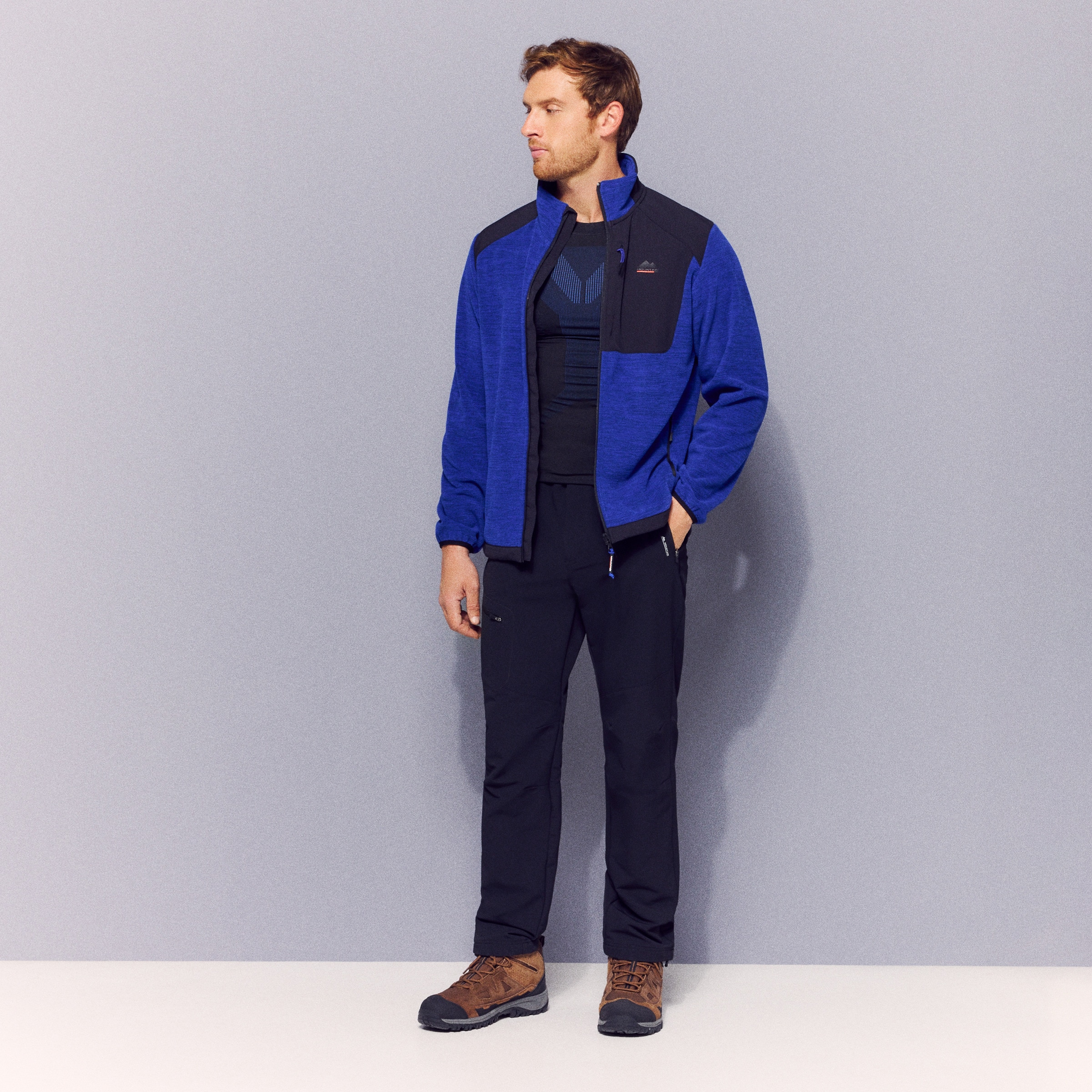 Camisola Interior Térmica Premium Advance de Homem Azul-escuro-2
