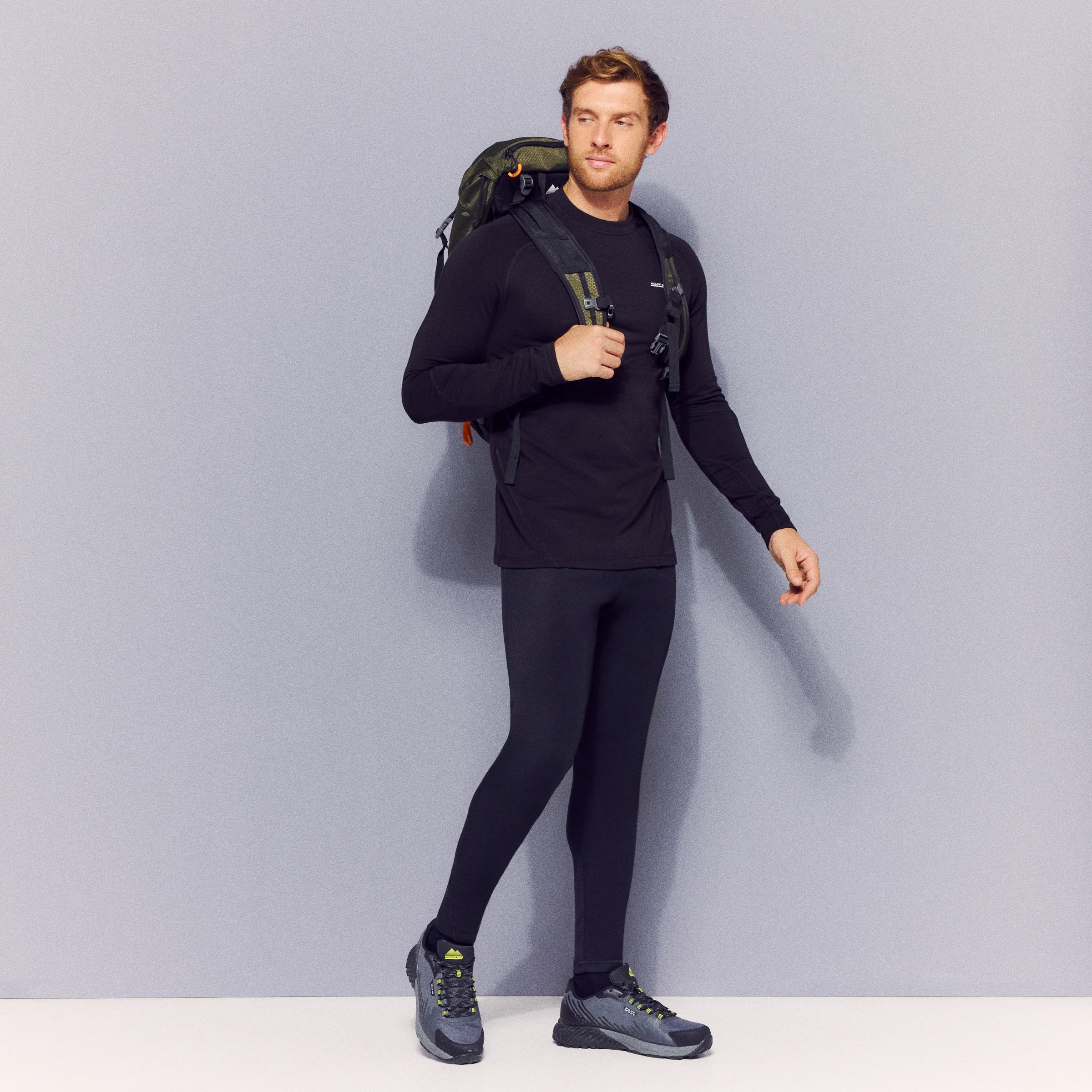 Camisola Interior Térmica Advance Warm de Homem Preto-2