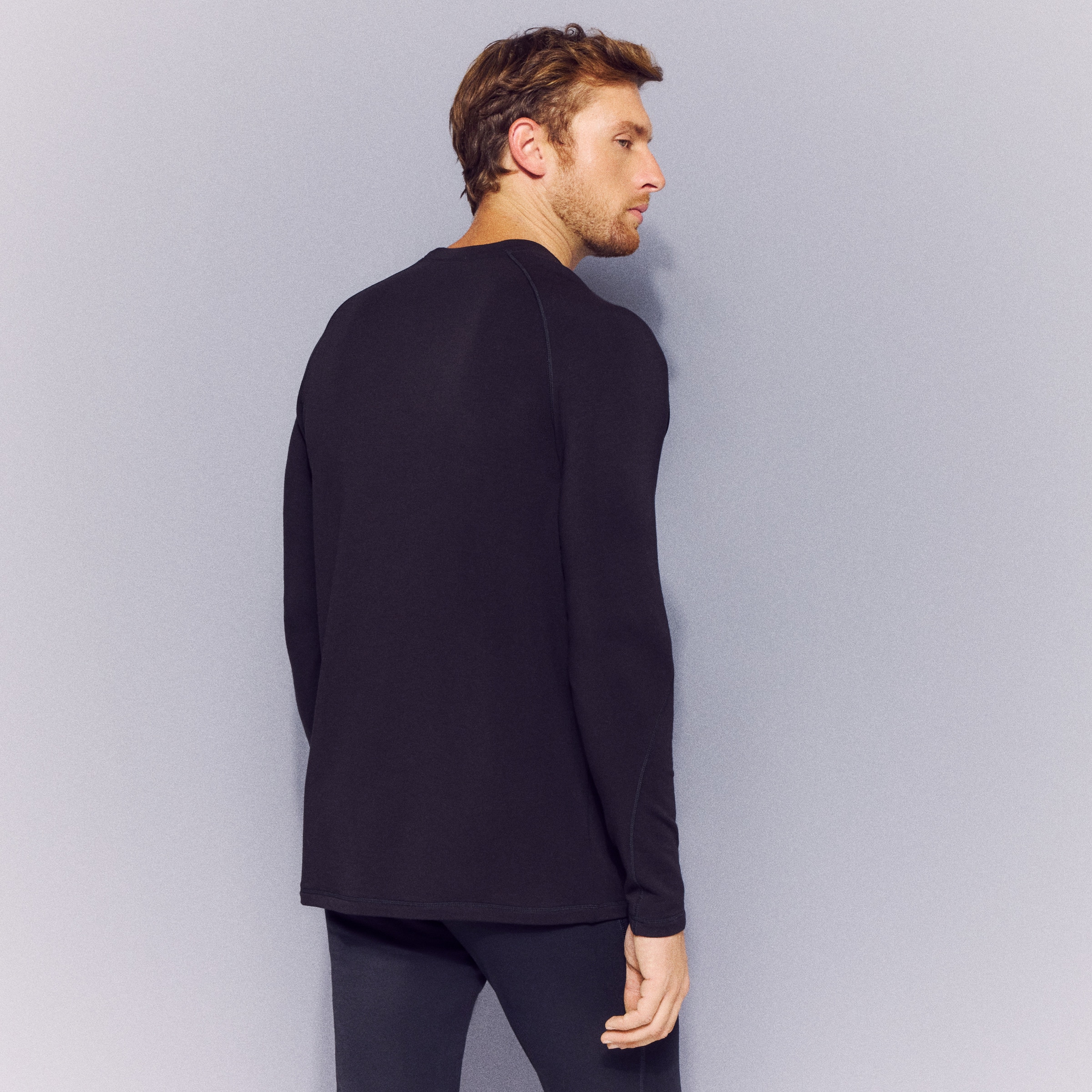 Camisola Interior Térmica Advance Warm de Homem Preto-3