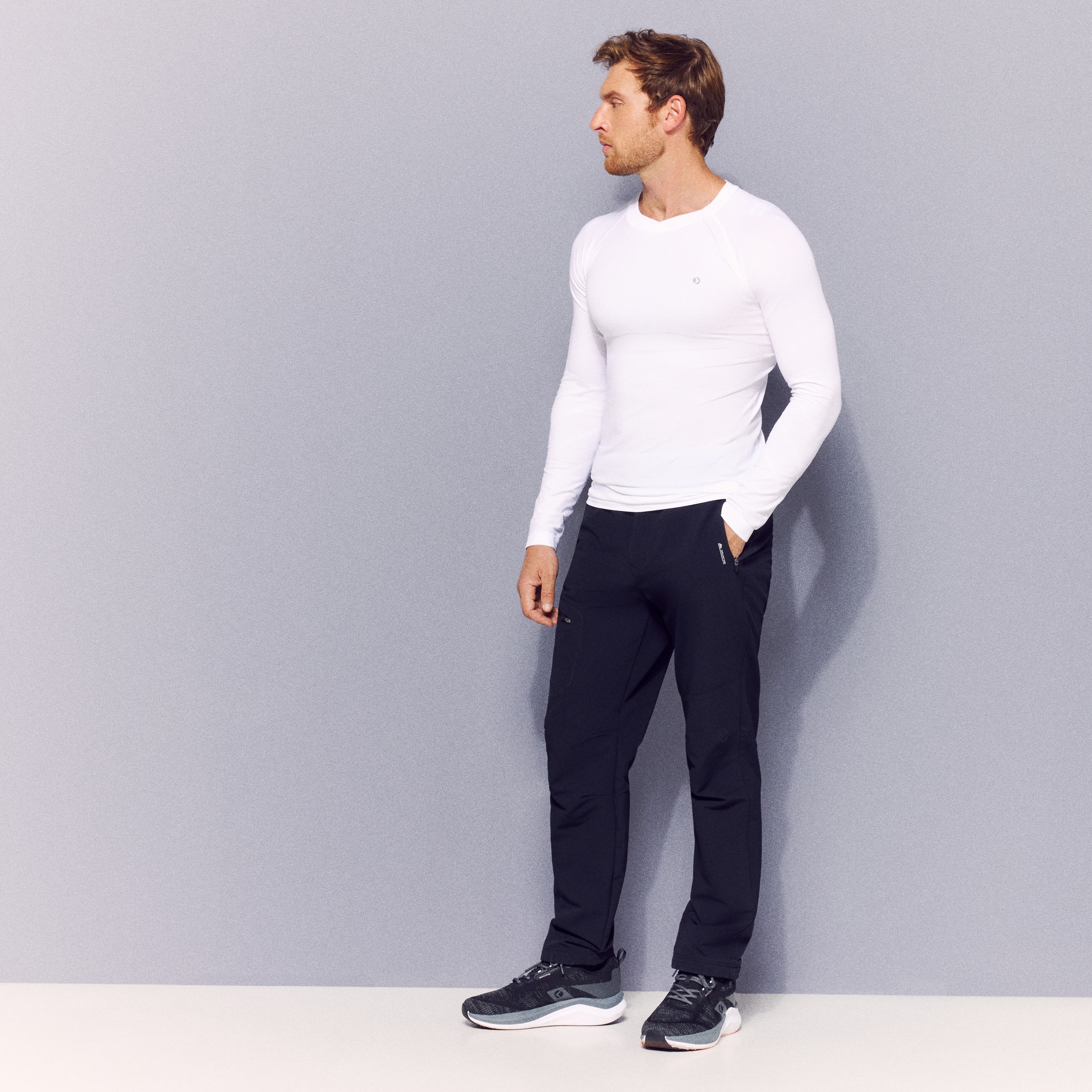 Camiseta interior térmica de manga larga de fútbol de hombre