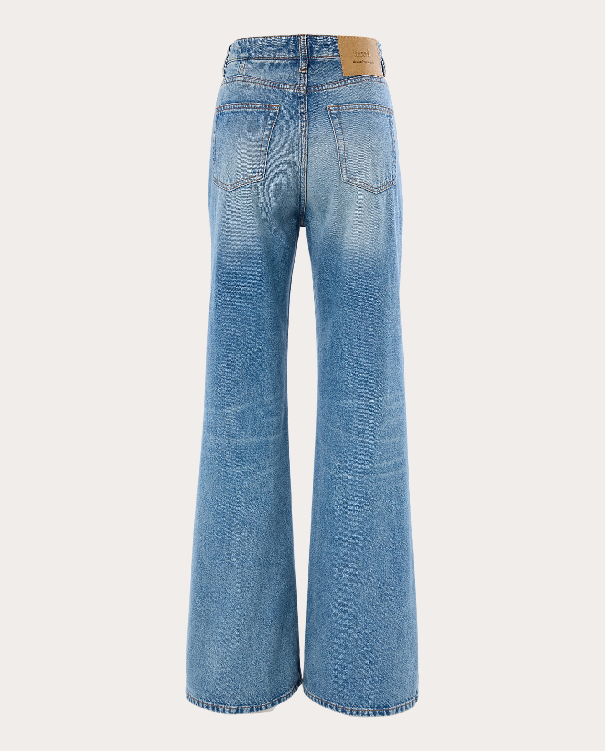 Pantalón vaquero recto - Azul Azul-2