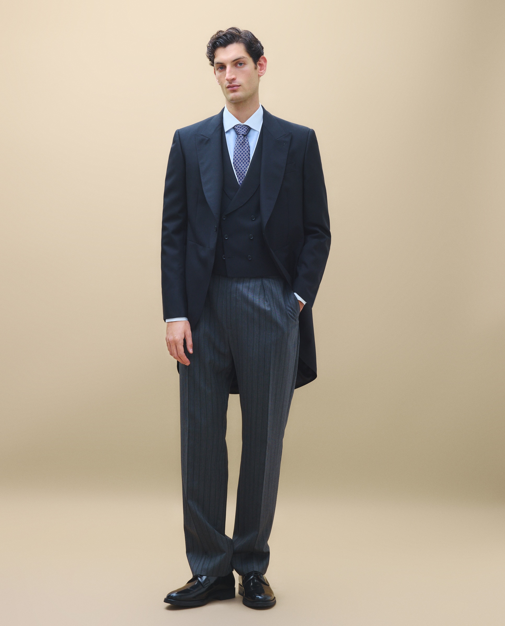 Camisa de Gola Italiana Azul-claro-2