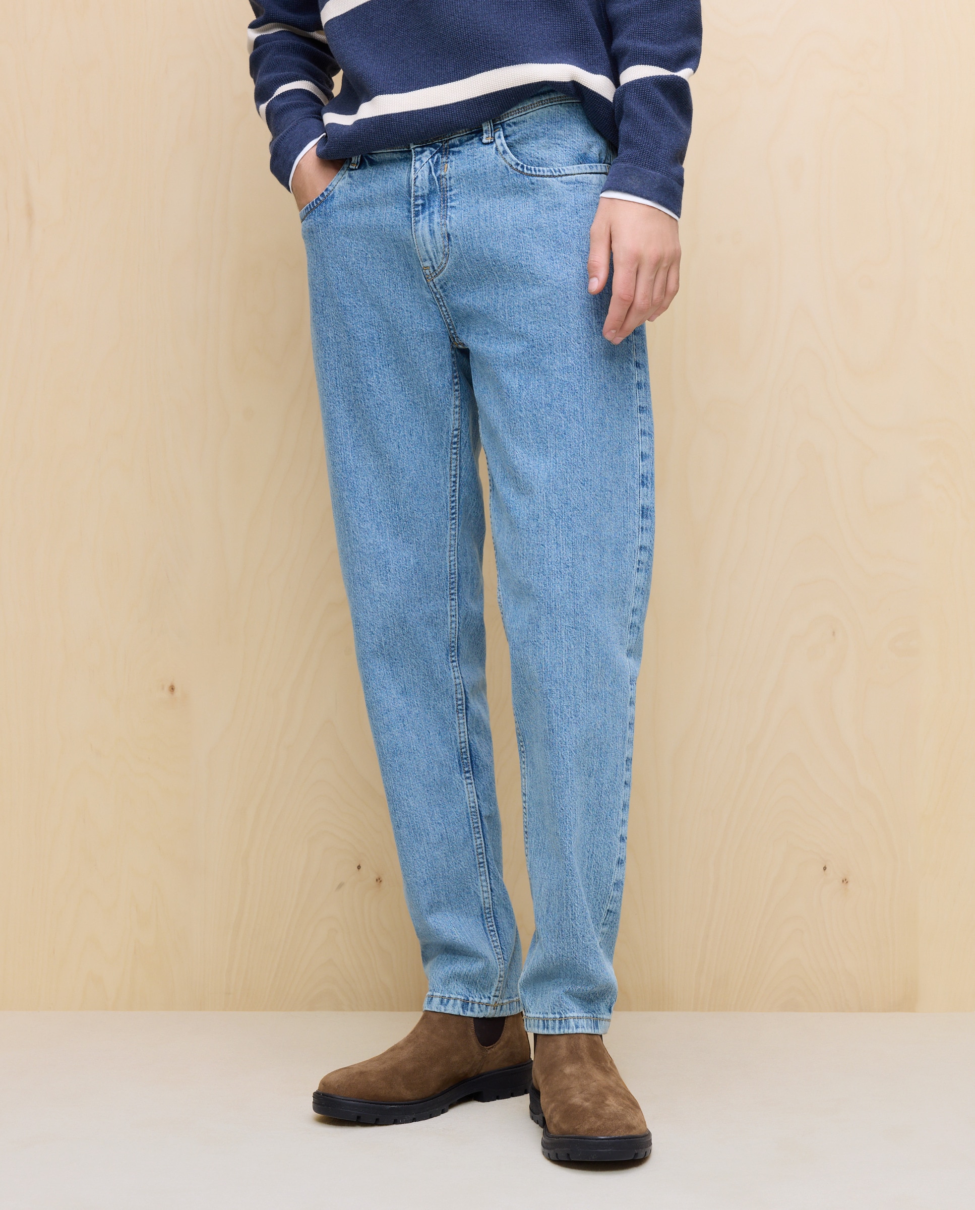 Jeans Stretch Loose 400 Azul-2