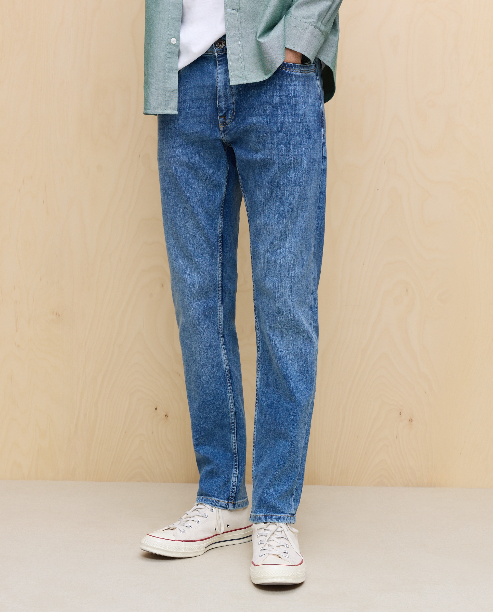 Jeans Stretch Slim 400 Azul-2