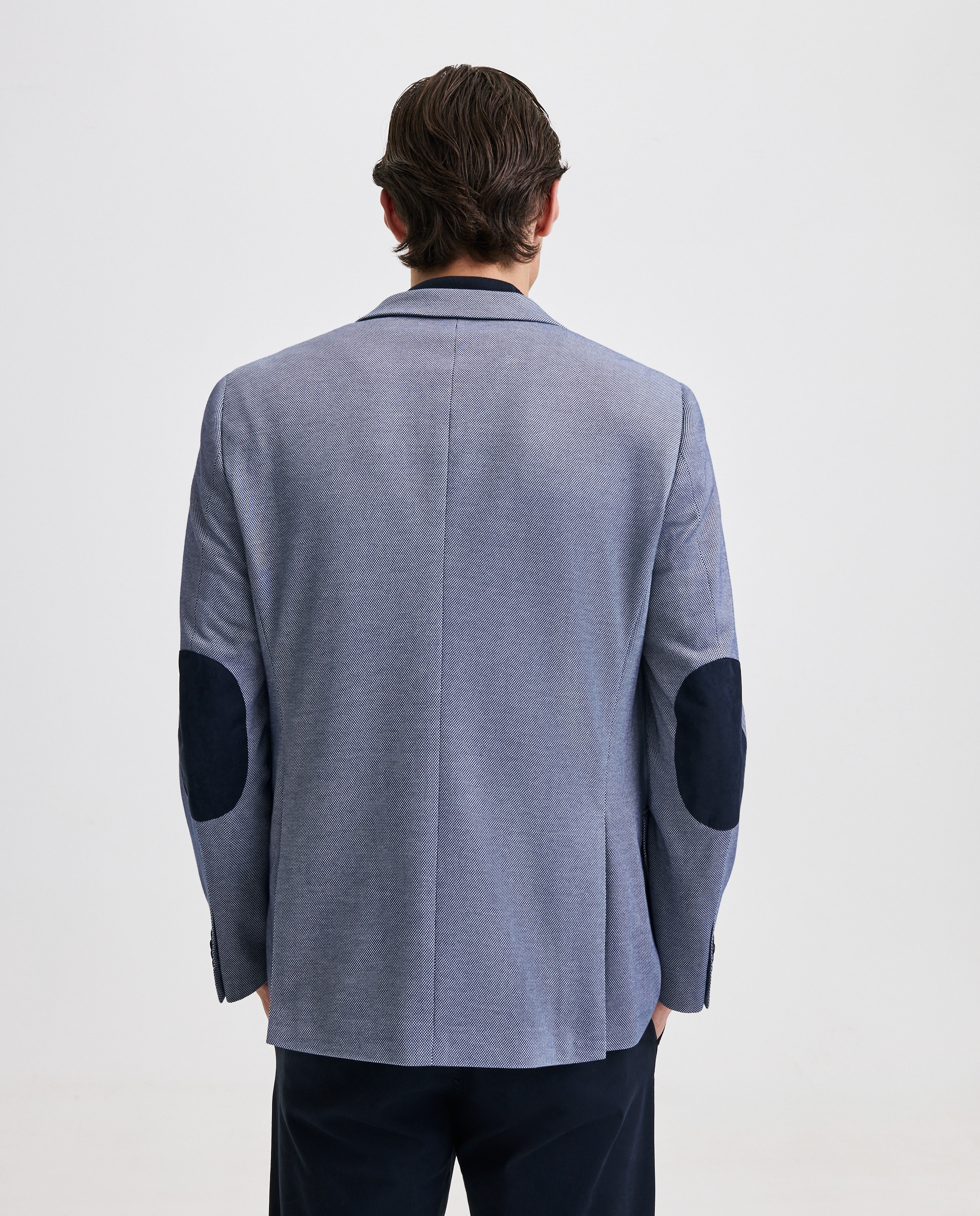 Casaco de Malha Piqué 440 Azulão-3