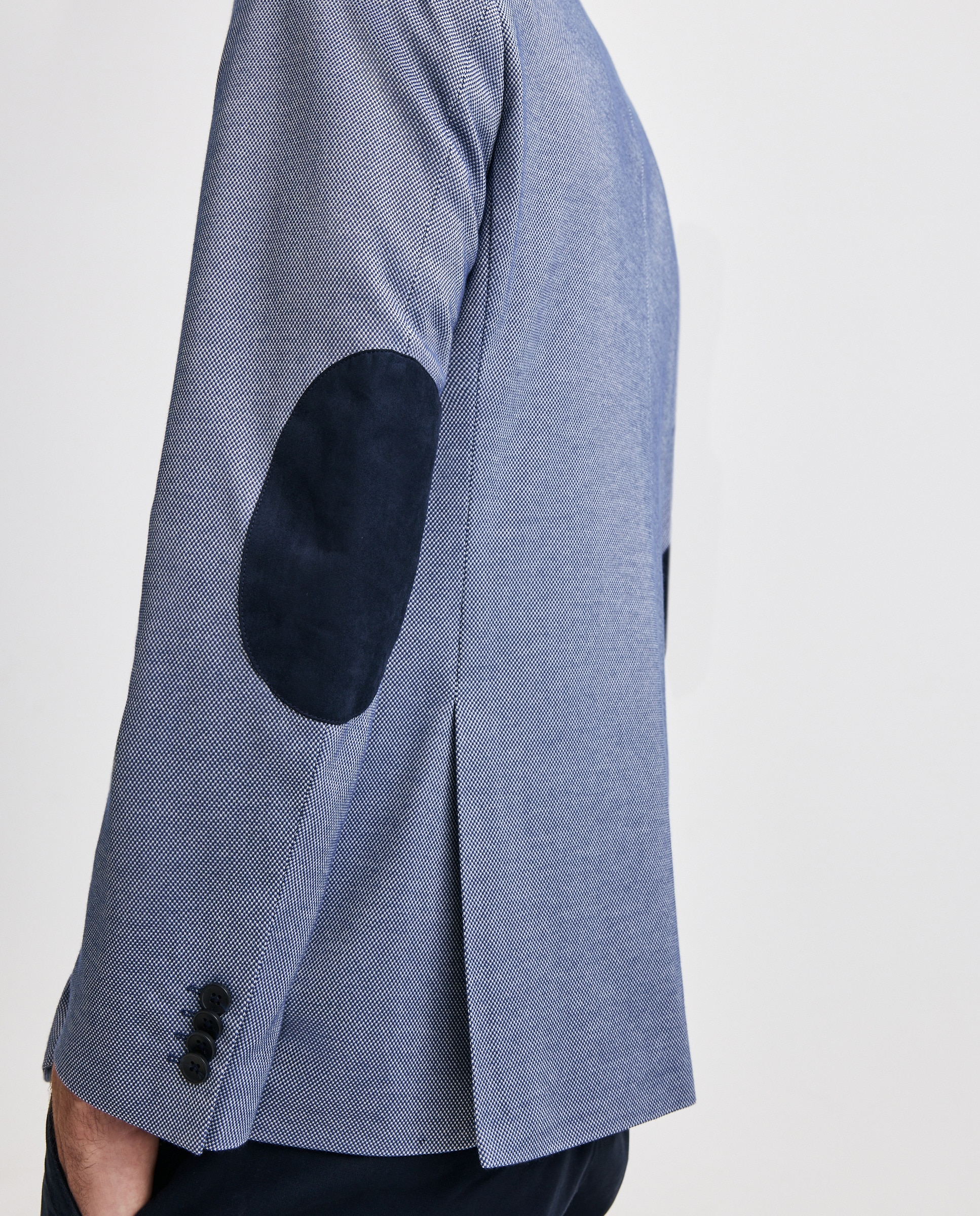 Casaco de Malha Piqué 440 Azulão-4