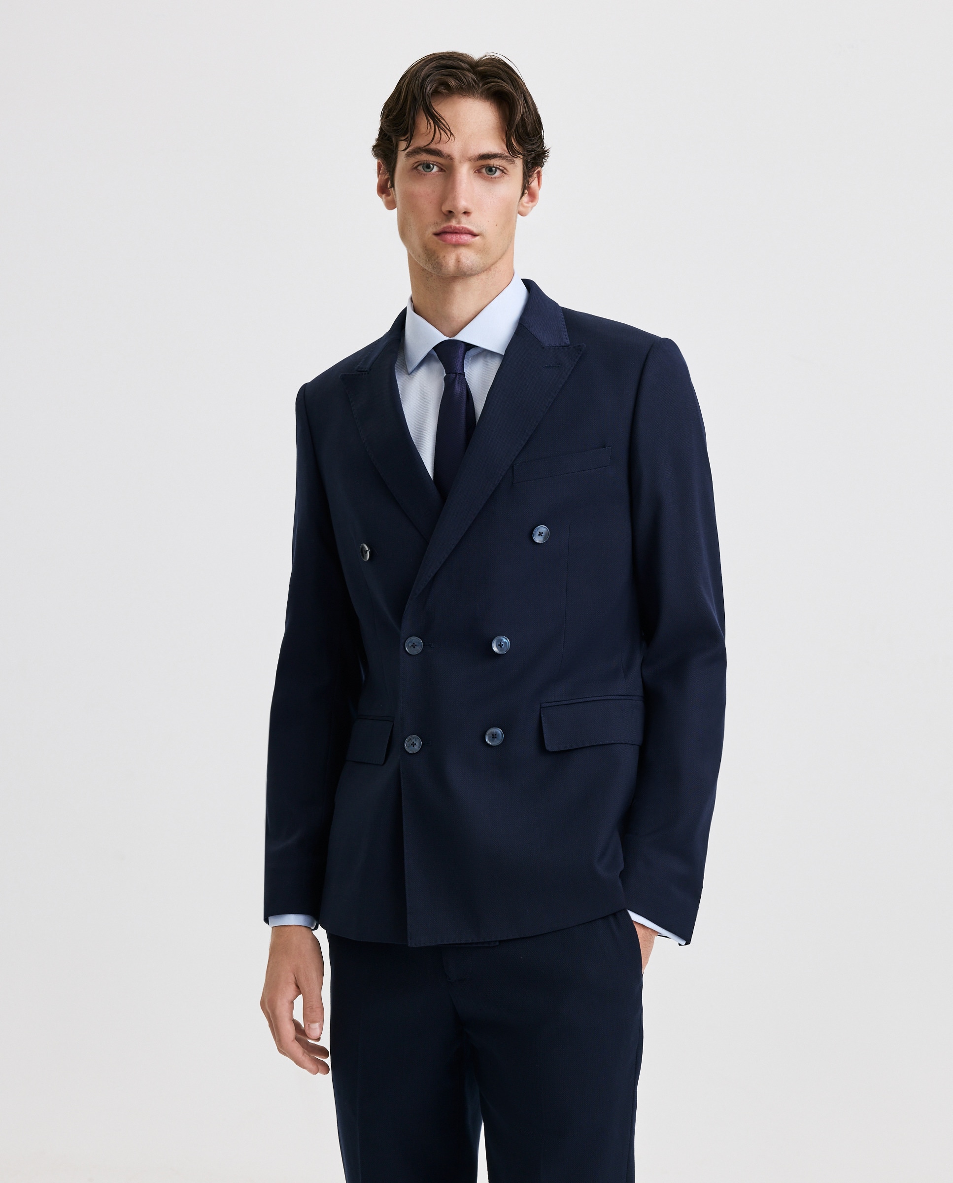 Imagem 0 de Casaco de Fato Cruzado com Estrutura de Diamante