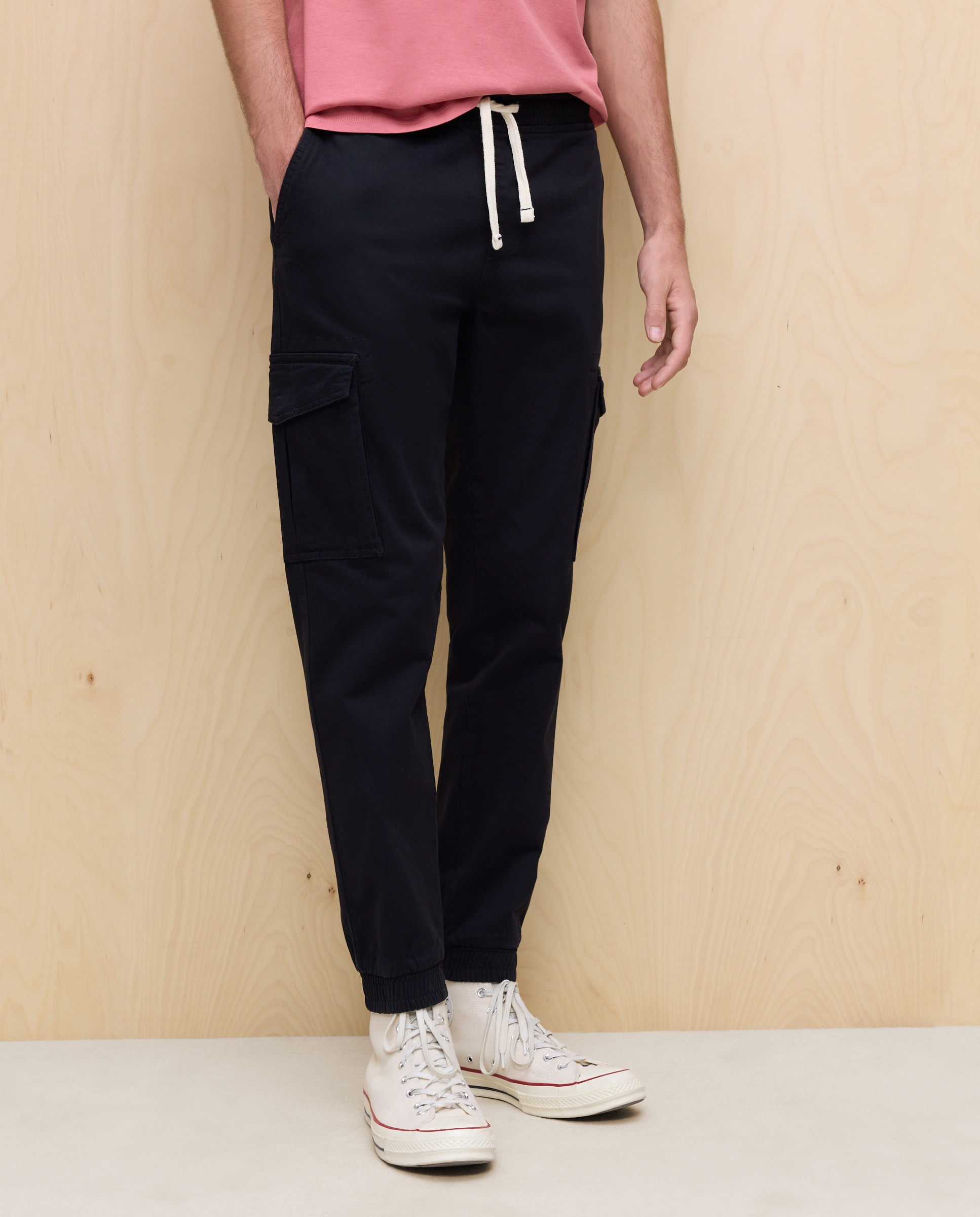 Joggers Cargo Stretch Preto-2