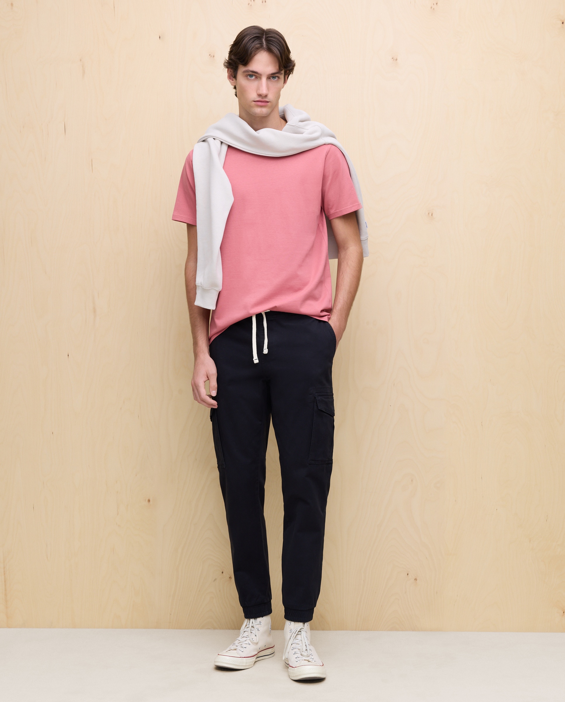 Joggers Cargo Stretch Preto-1