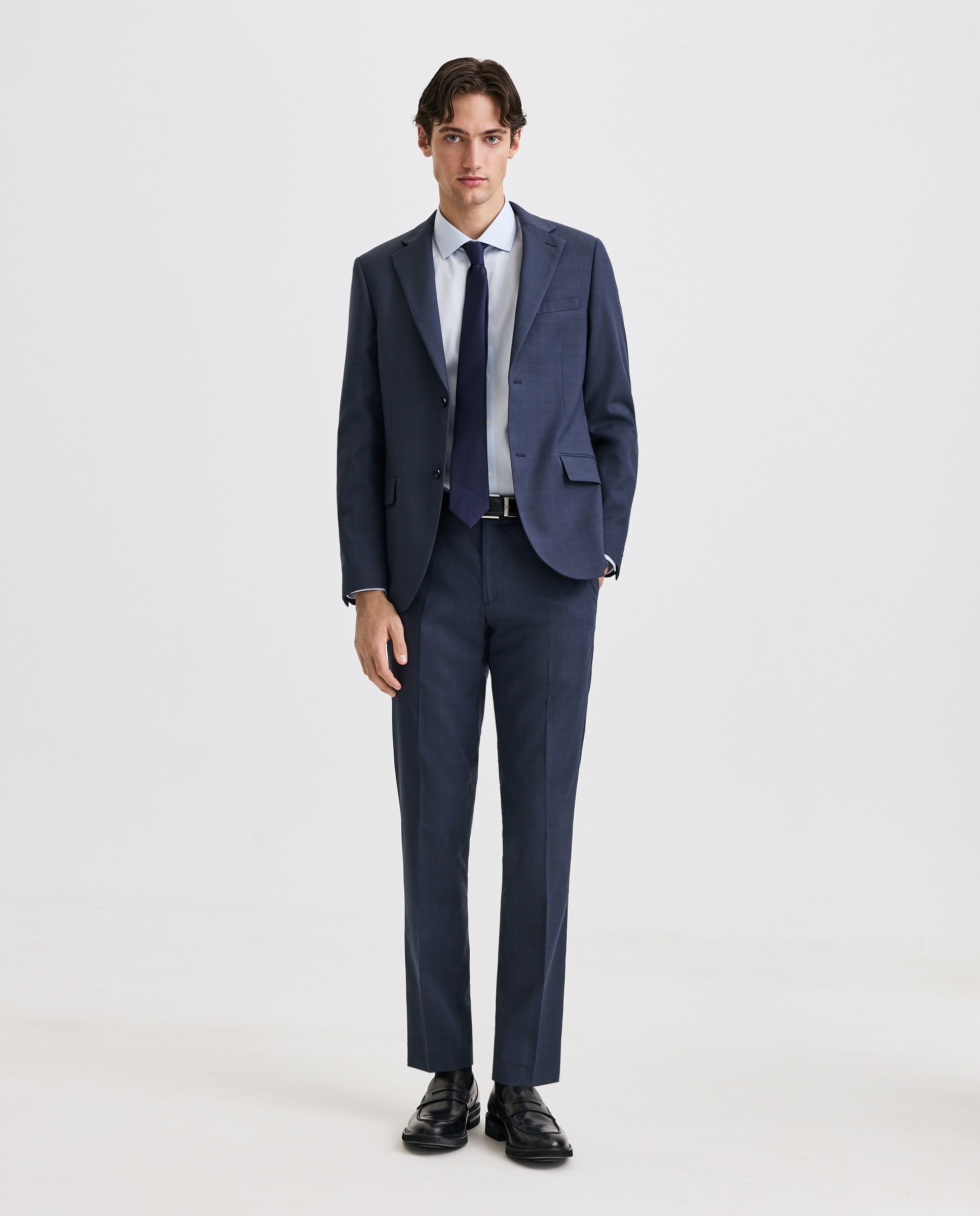 Camisa Clássica com Estrutura Coolmax 410 Azul Claro-4