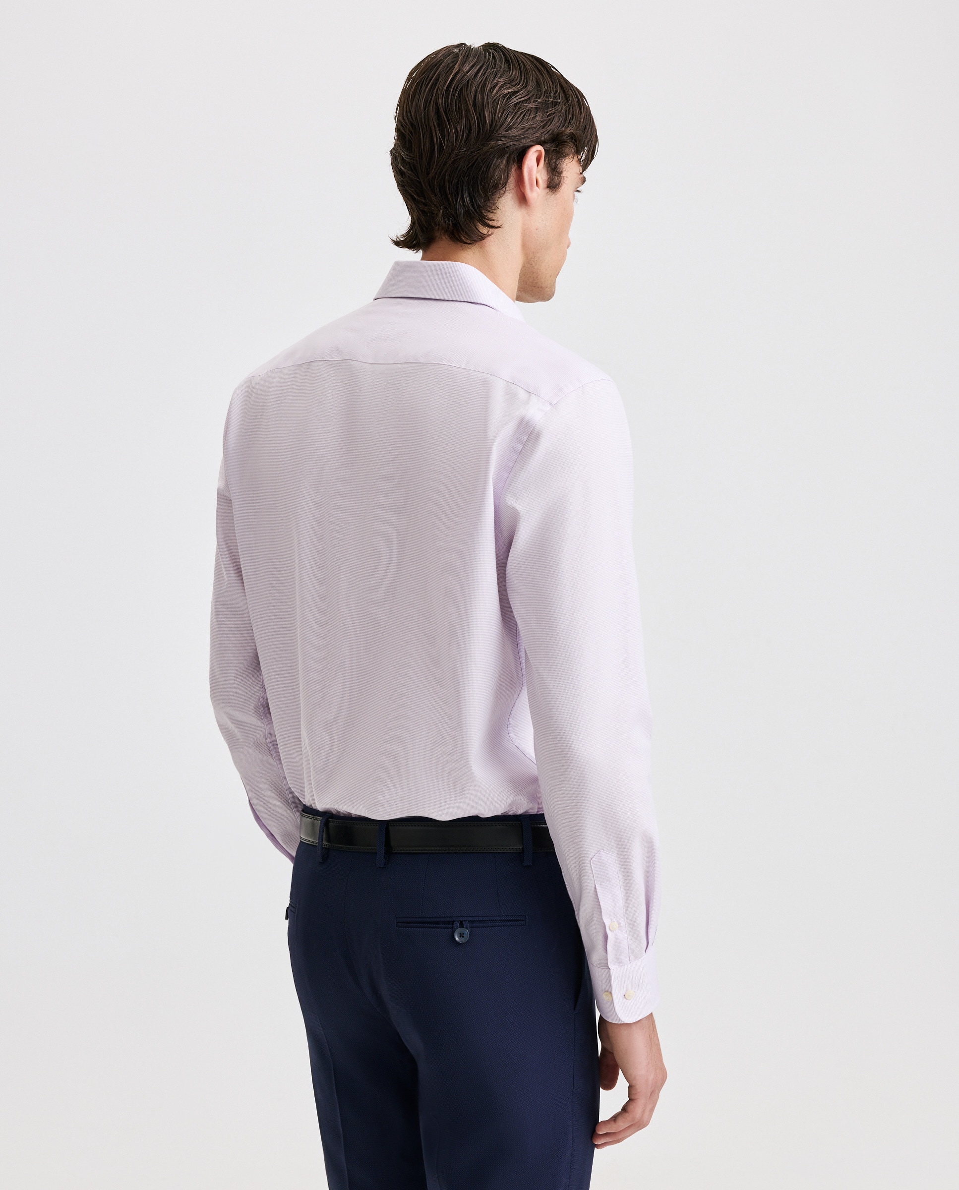 Camisa Clássica com Estrutura Coolmax 284 Lilás-4