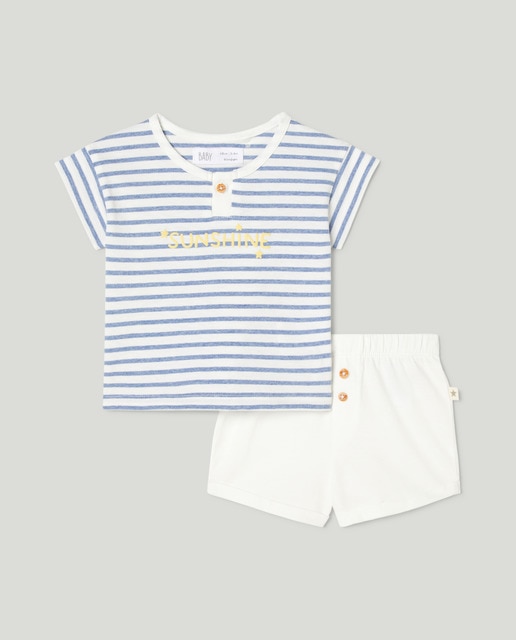 Imagen 0 de Conjunto de manga corta de bebé niña