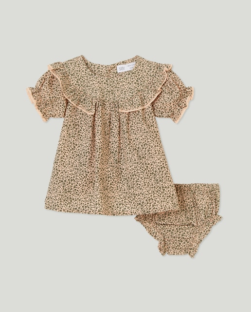 Imagen 0 de Vestido de bebé niña con flores