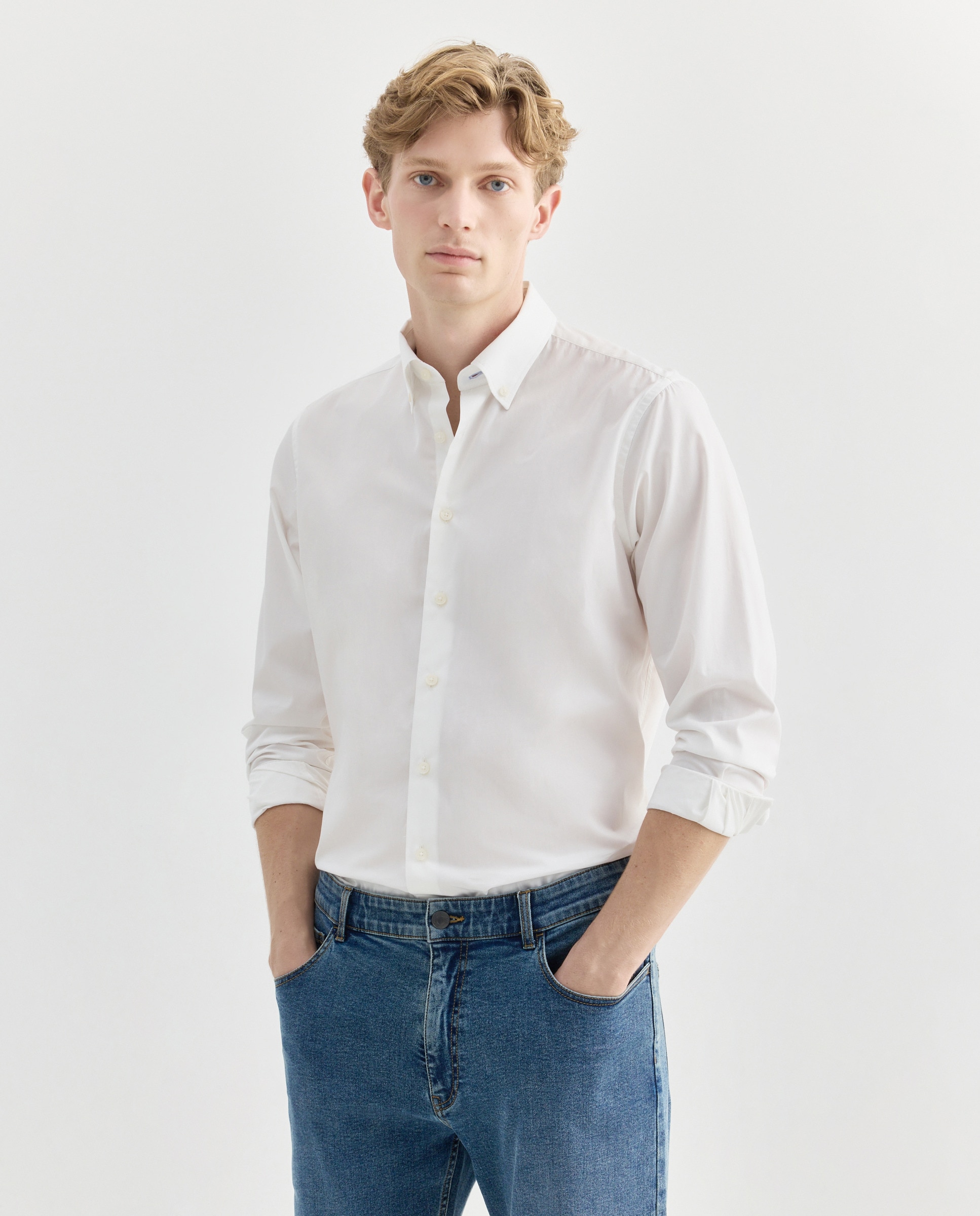 Camisa Classic Fit Lisa Branco-1