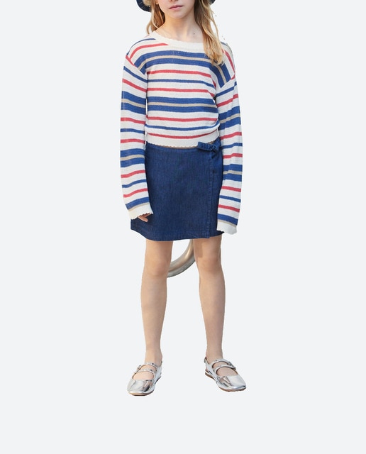 Imagen 0 de Skort de niña fantasía chambray