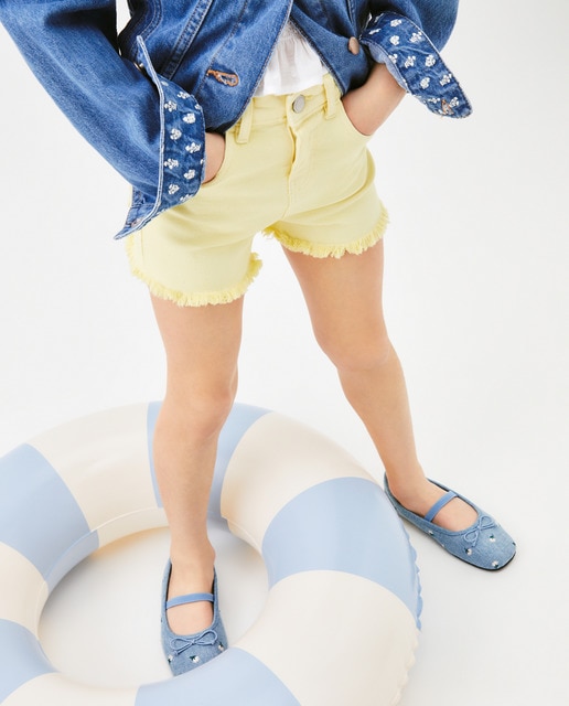 Imagen 0 de Short vaquero de niña