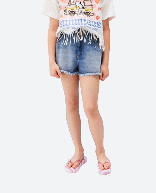 Imagen 0 de Short vaquero de niña