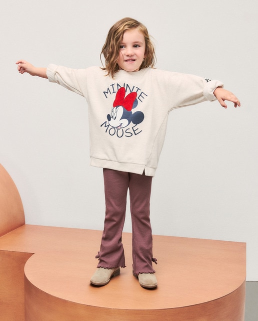 Imagem 0 de Conjunto de Duas Peças Comprido com Detalhe da Minnie