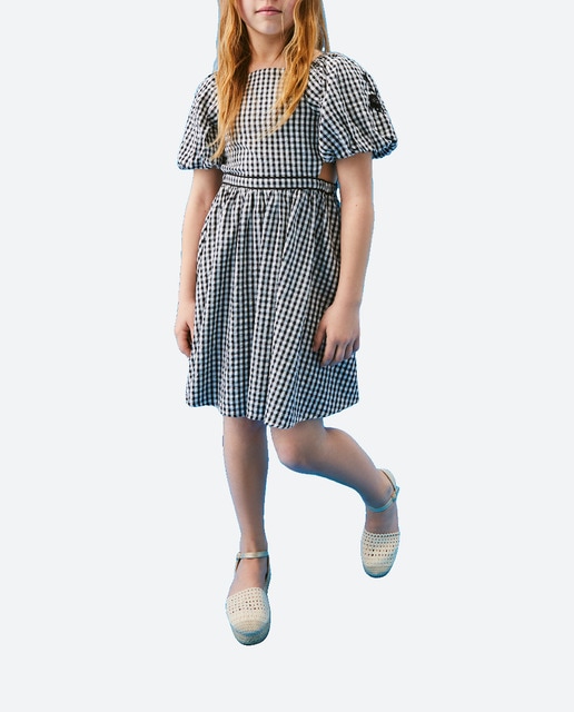 Imagen 0 de Vestido de niña manga corta cut out