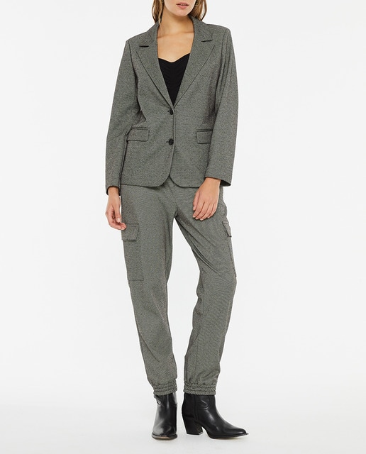 Imagen 0 de Pantalón de mujer jogger jacquard bolsillos cargo