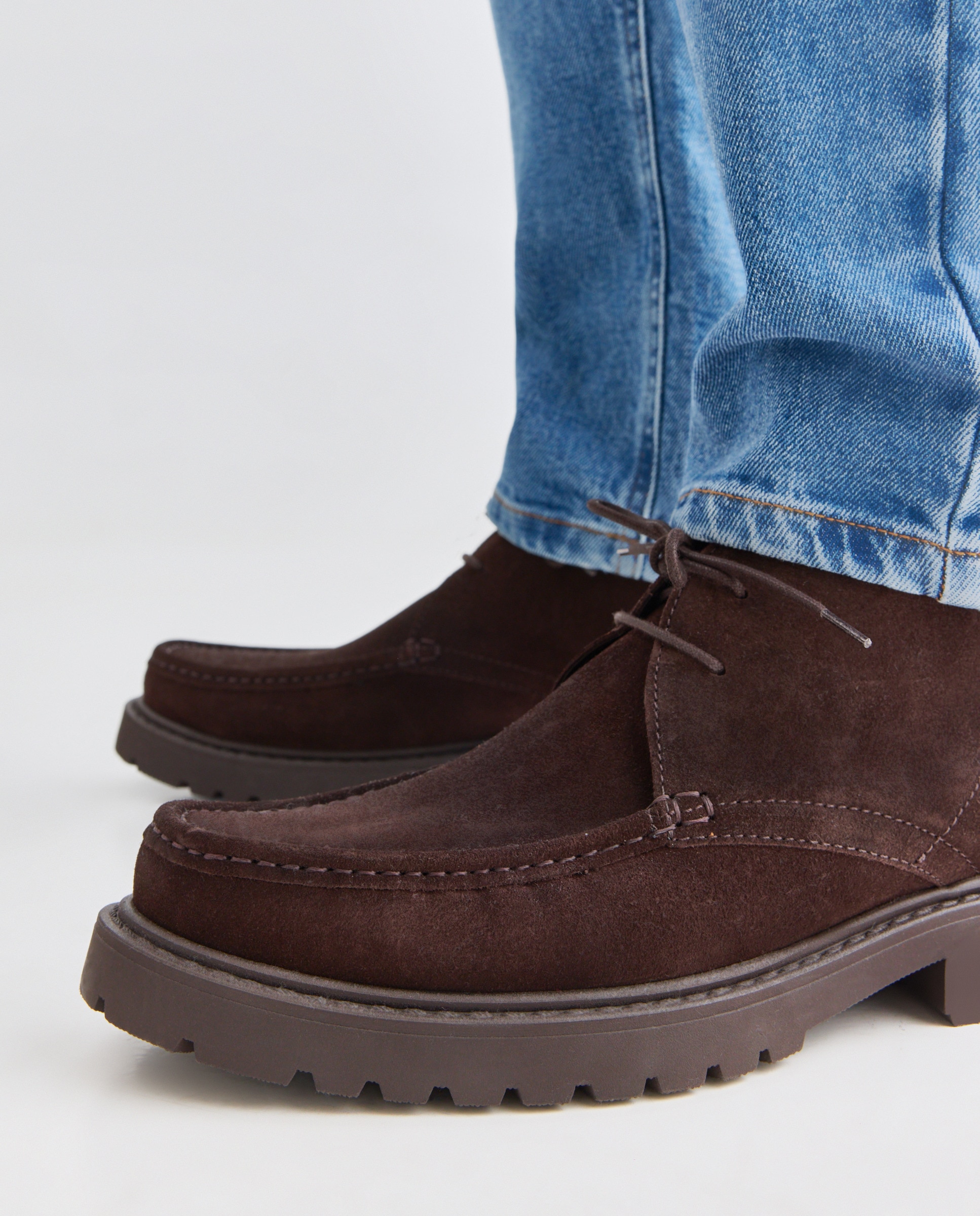 Botas de Camurça Castanho-6