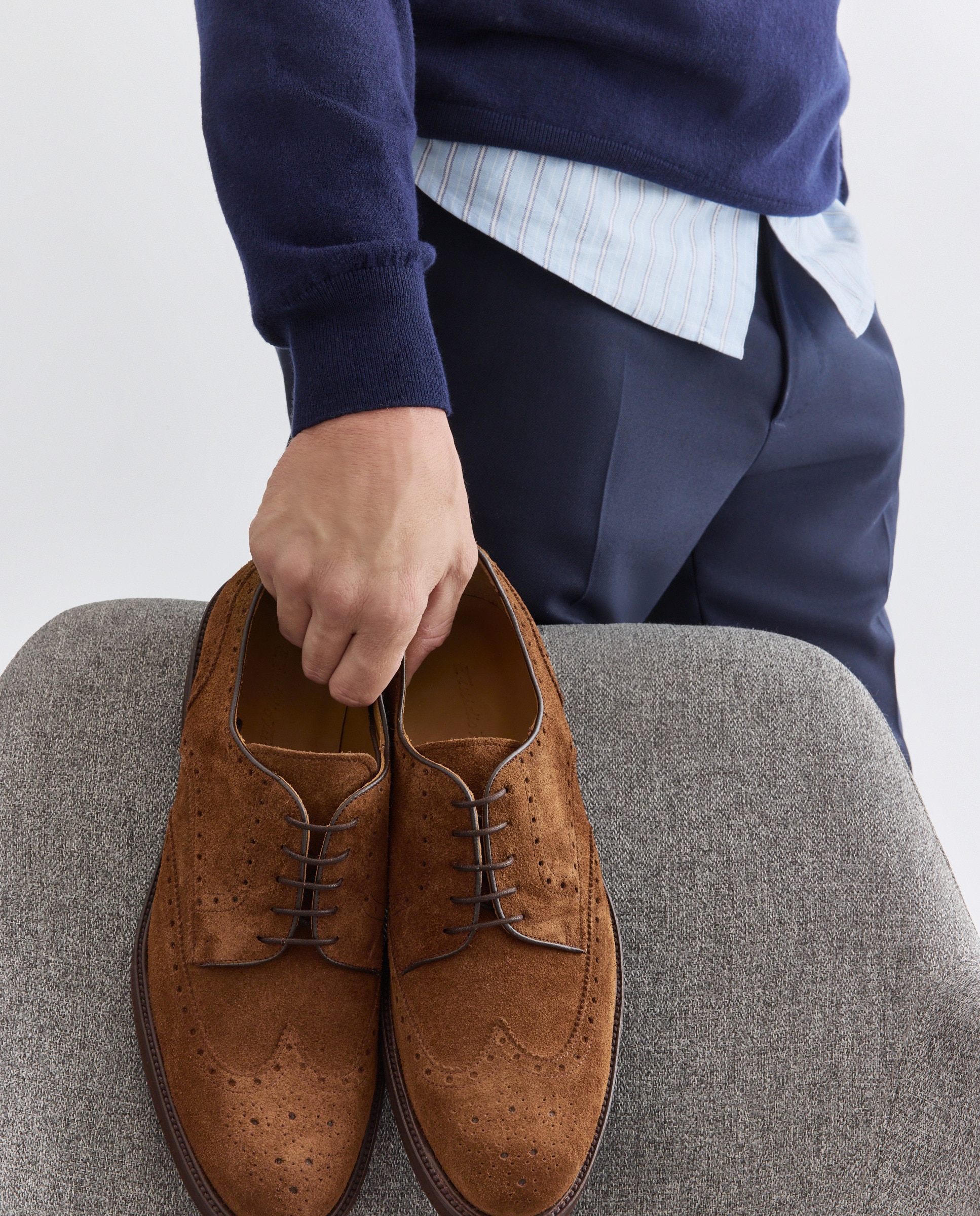 Sapatos com Atacadores Couro-6