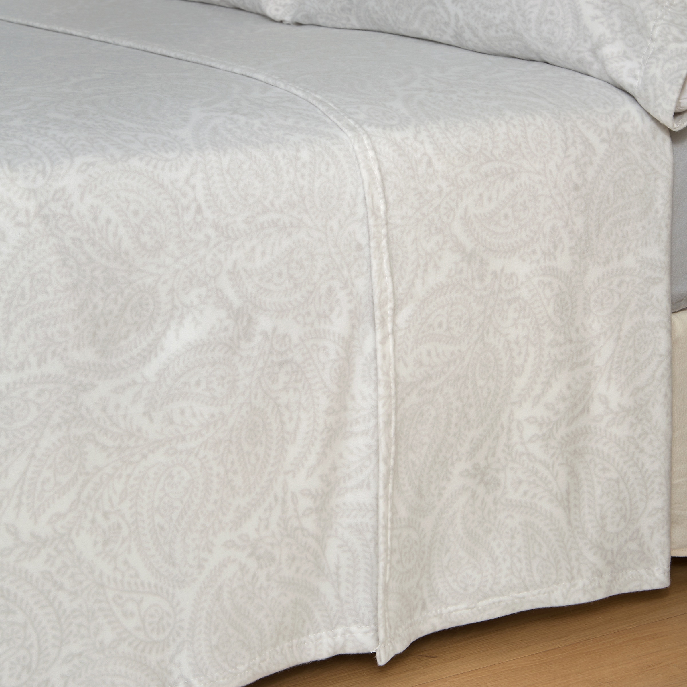 Juego de sábanas con bajera pirineo Tracy Gris-2